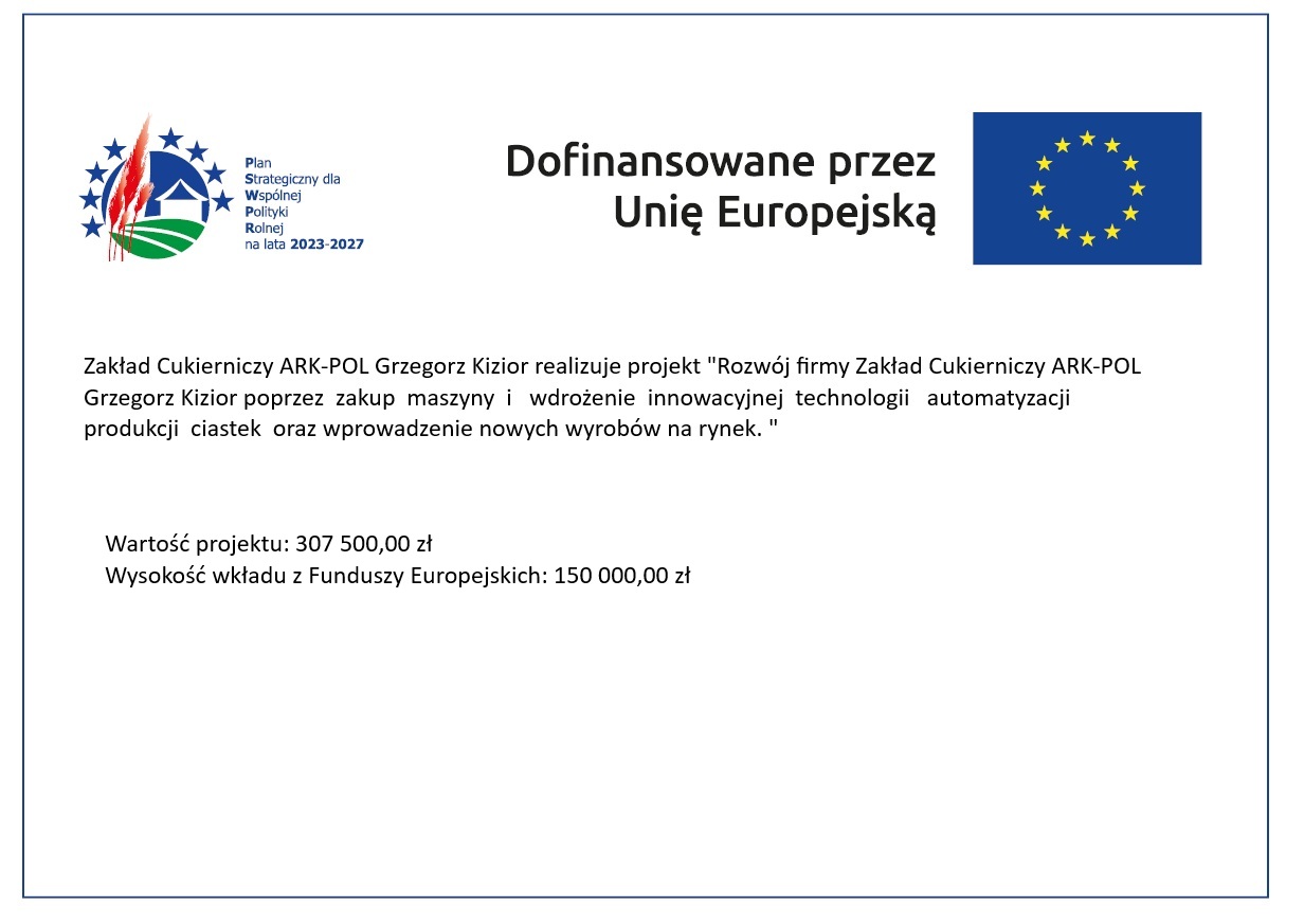 Szczegóły dofinansowania z Funduszy Europejskich – ARK-POL